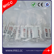 MICC AMPOULE PT100 CÉRAMIQUE 3 * 25mm CLASSE A ÉLÉMENT DE CAPTEUR DE TEMPÉRATURE